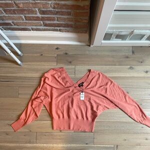 V-Neck Coral Women's Top